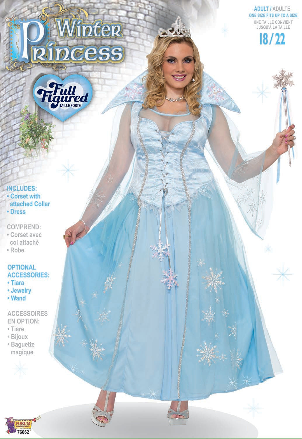 Adult Plus Size Winter Princess Costume – Johnnie Brocks